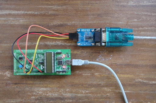 STM8L-DISCOVERY with Demo running